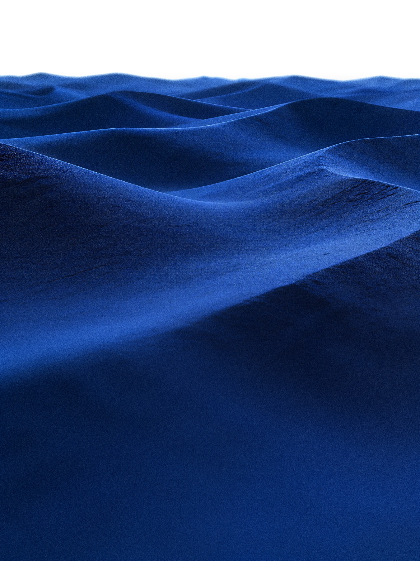 Claessen Blue pigment material on a neutral surface.