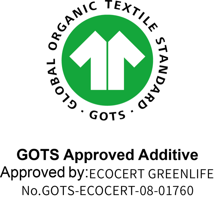 Global Organic Textile Standard certification mark.