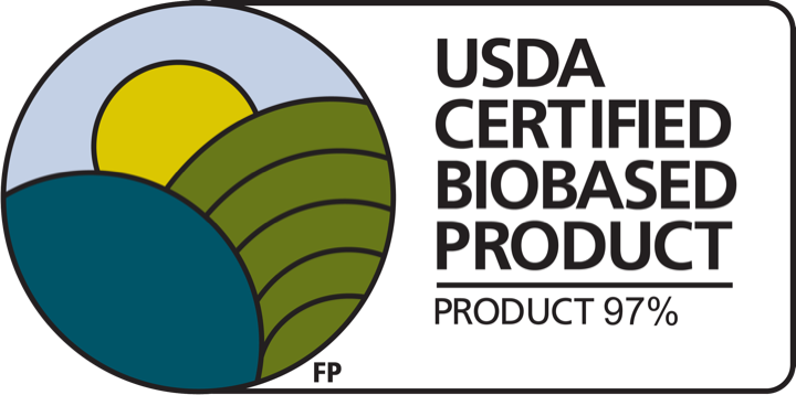 USDA Certified Biobased Product certification mark.